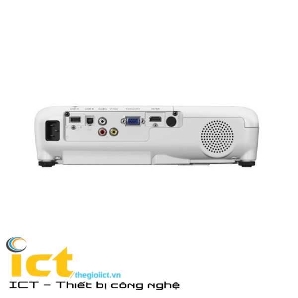 máy chiếu epson eb-x05 - phía sau